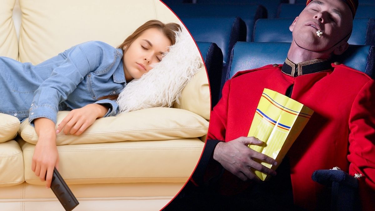 De ce adorm la film