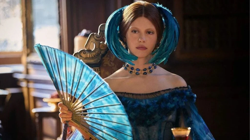 Mia Goth, interpreta Elizabeth Lavenza in Frankenstein di Del Toro su Netflix 