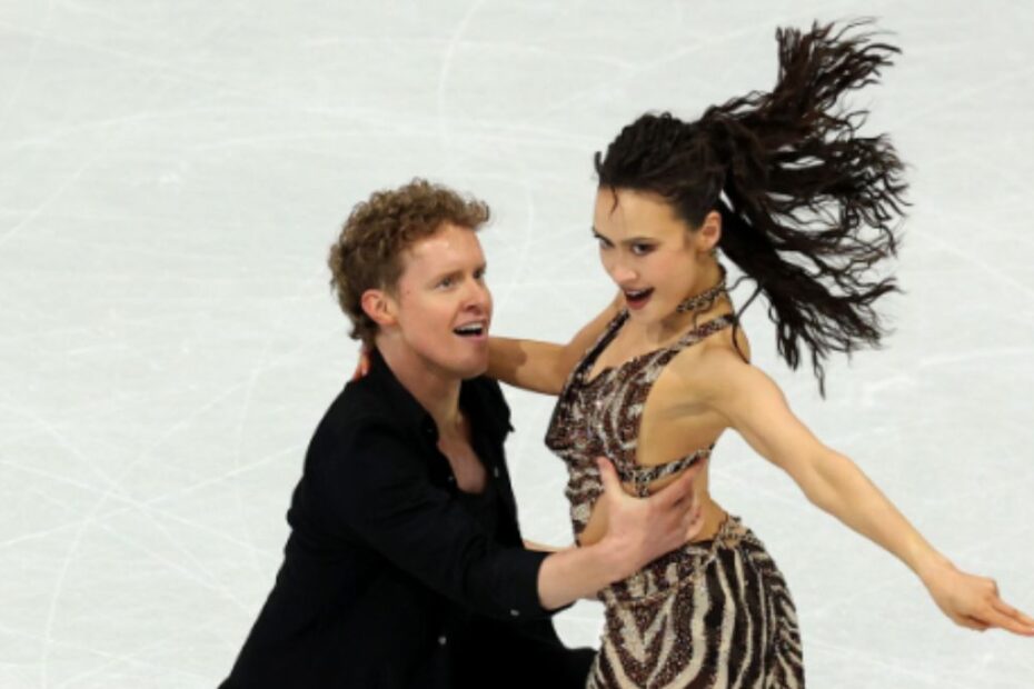 Strălucire și aur Dans pe gheață