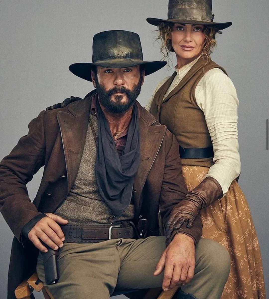 Tim McGraw și Faith Hill în „1883”, serialul de pe locul 1