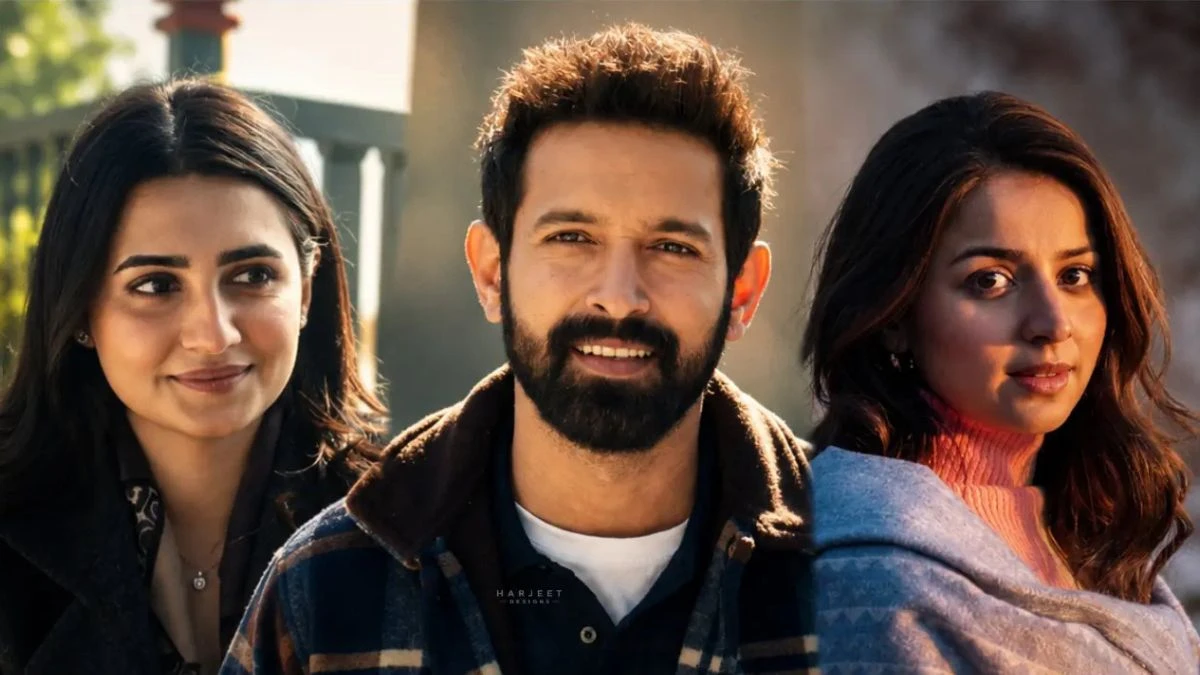 Vedika Pinto, Vikrant Massey și Mahima Makwana în Musafir Cafe.