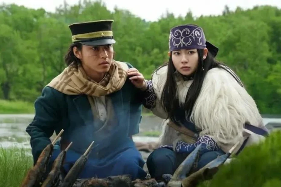 Golden Kamui: Attacco alla Prigione di Abashiri Sugimoto e Asirpa in una scena d