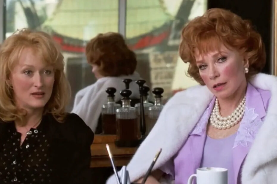 Salutări din Hollywood. În imagine:Meryl Streep, Shirley MacLaine
