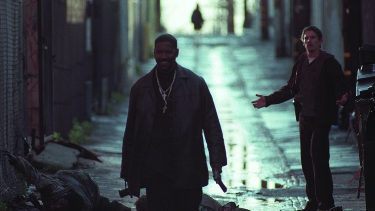 Zi de instrucție . În imagine: Denzel Washington