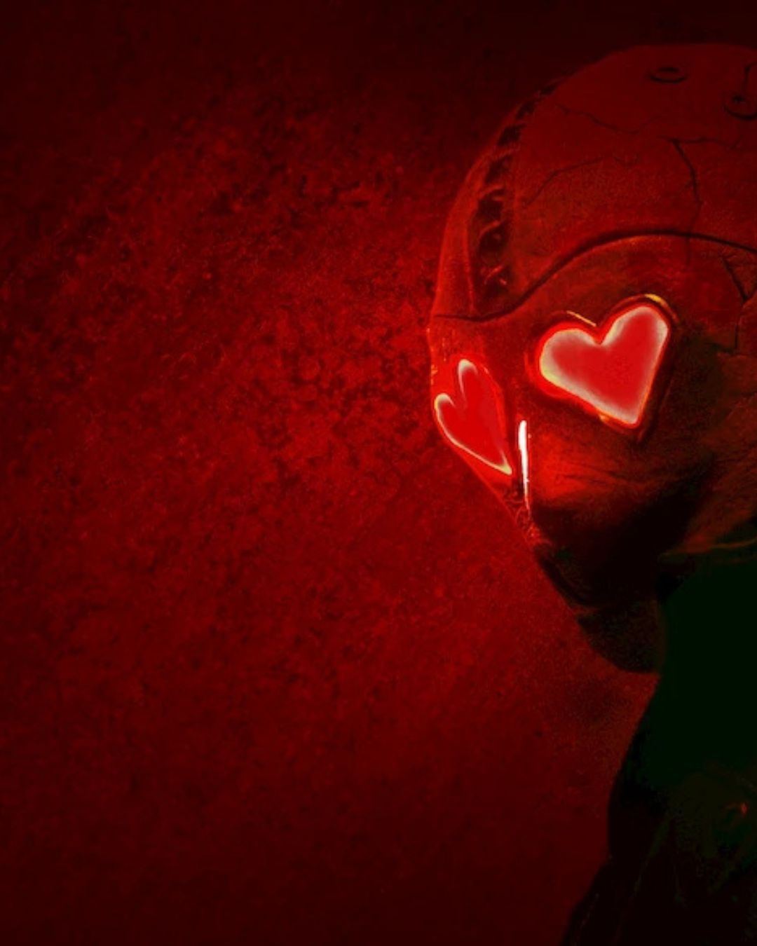 Ucigașul mascat cu ochi în formă de inimă din Îndrăgostiți de moarte (Heart Eyes)